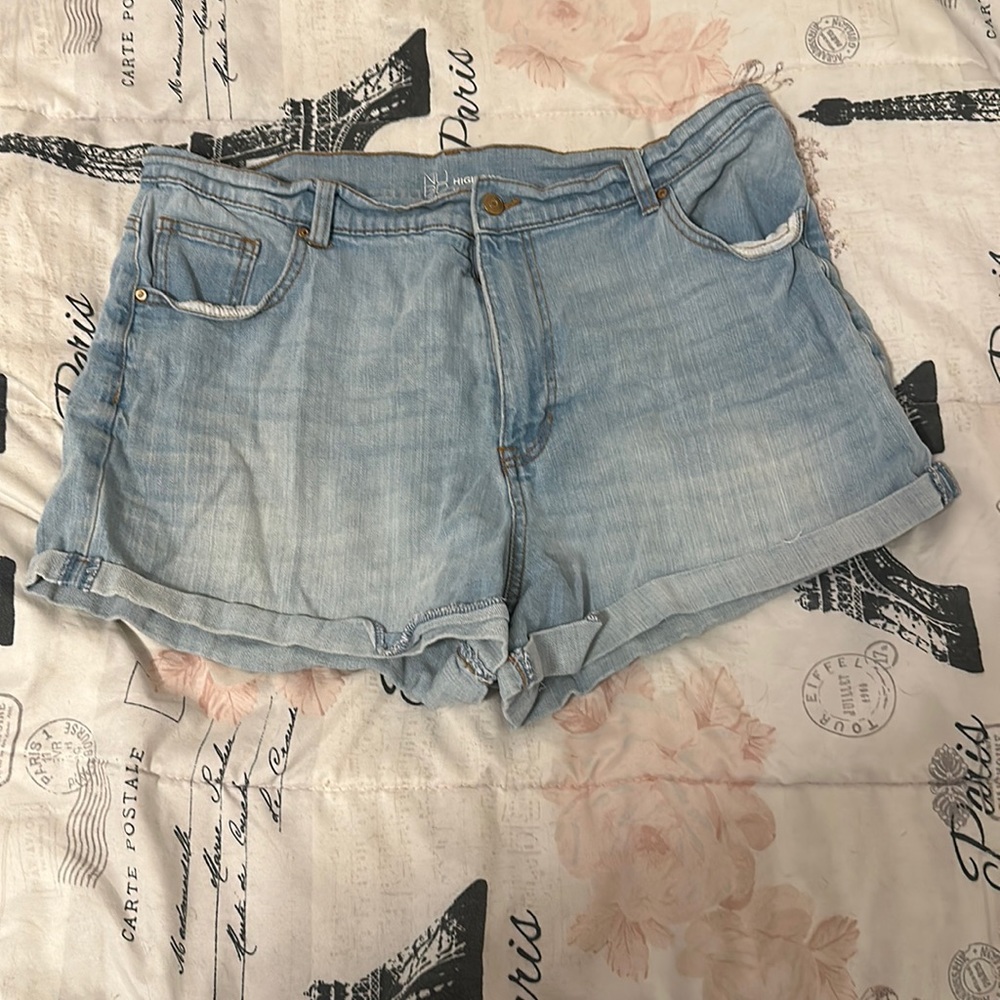 Light blue Jean shorts